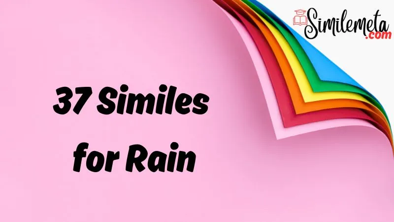 Similes for Rain