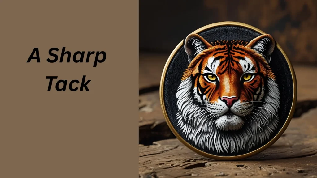 A Sharp Tack: metaphor for smart