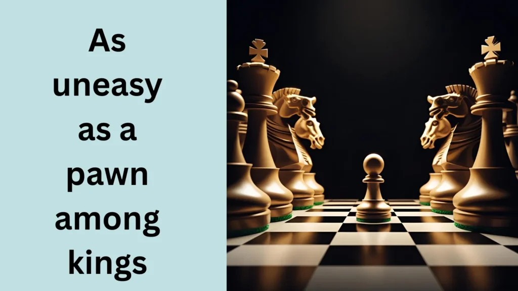 As uneasy as a pawn among kings: similes for anxiety