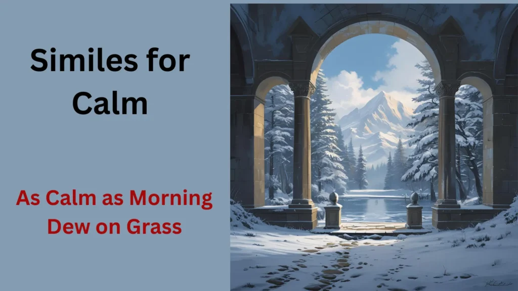 Similes for Calm