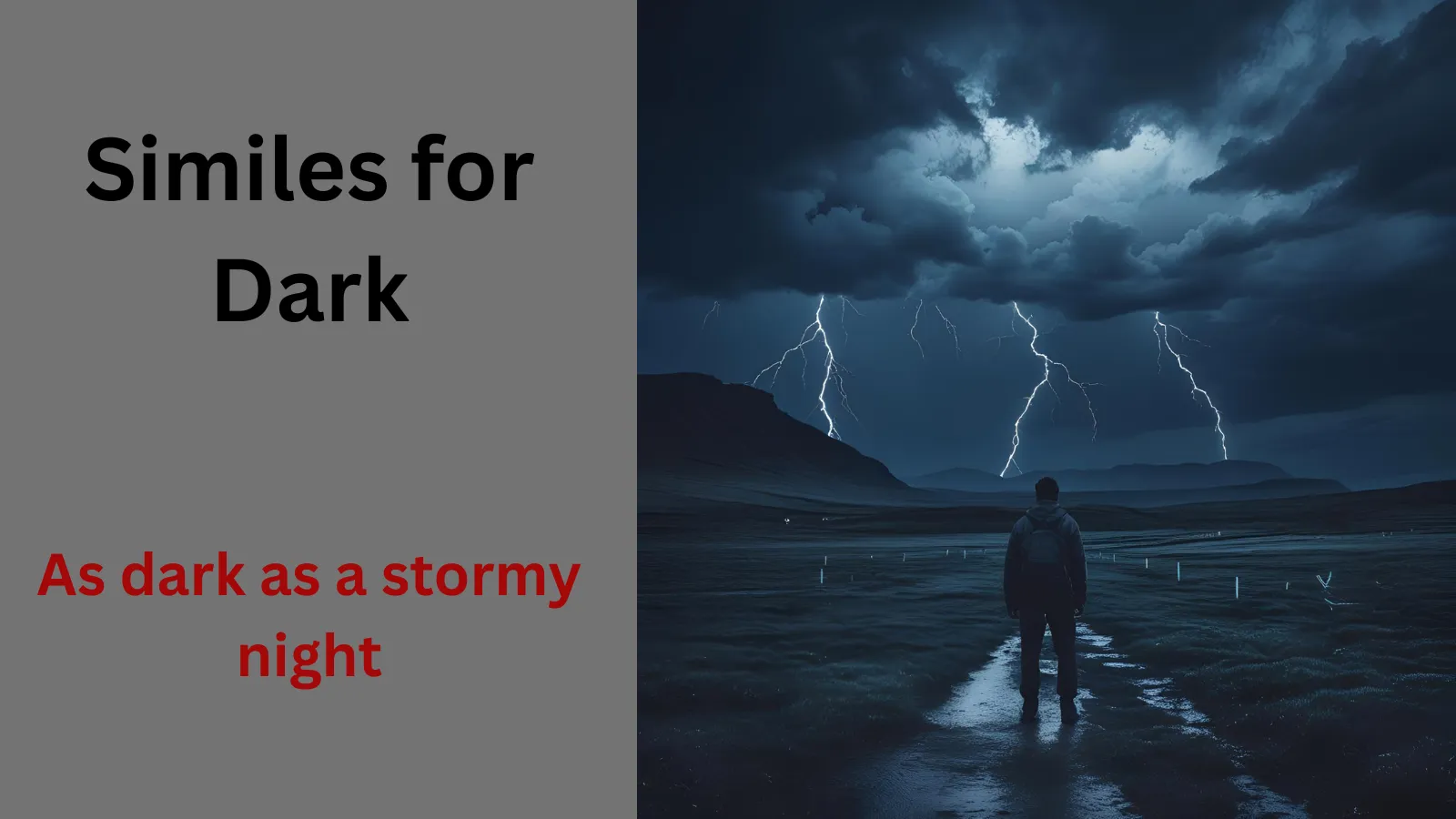 Darkness in Similes for dark
