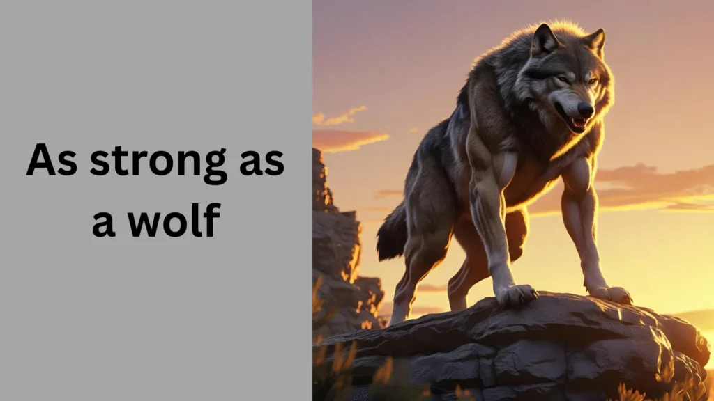 As strong as a wolf
