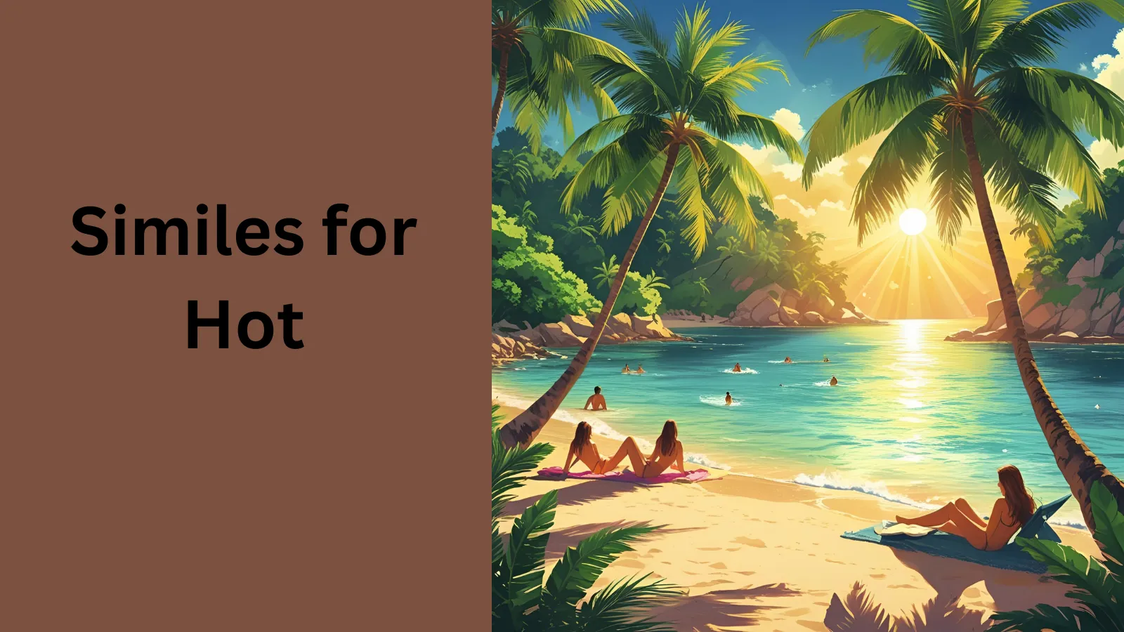 picture illustrating: Similes for Hot