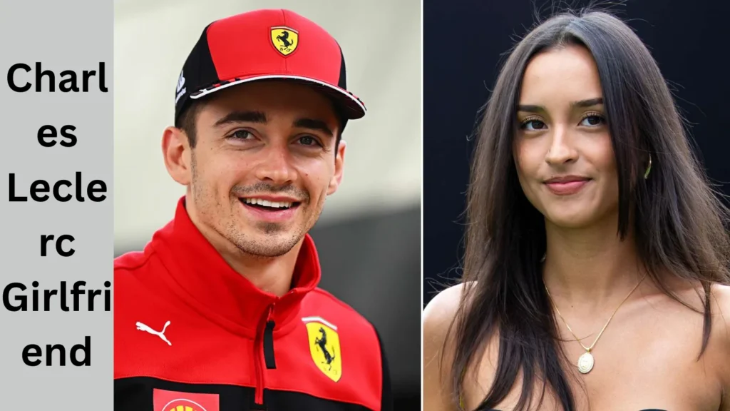 Alexandra Saint Mleux Supports Charles Leclerc Career