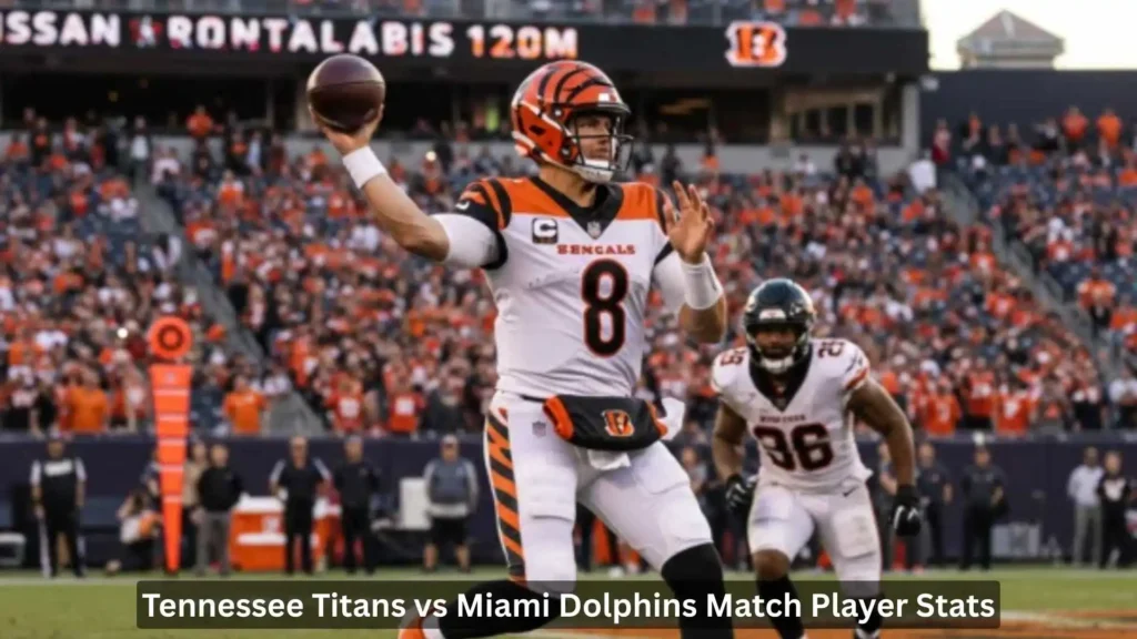Tennessee Titans vs Miami Dolphins Match Player Stats