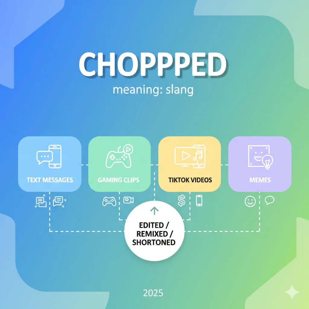 Chopped Meaning Slang
