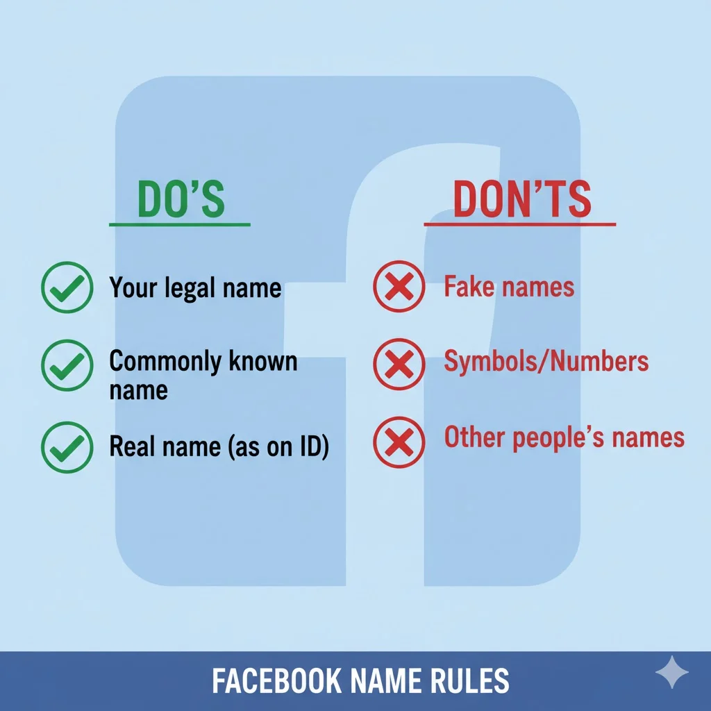 Facebook Name Rules You Must Follow