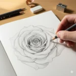 How to Draw a Beautiful Rose