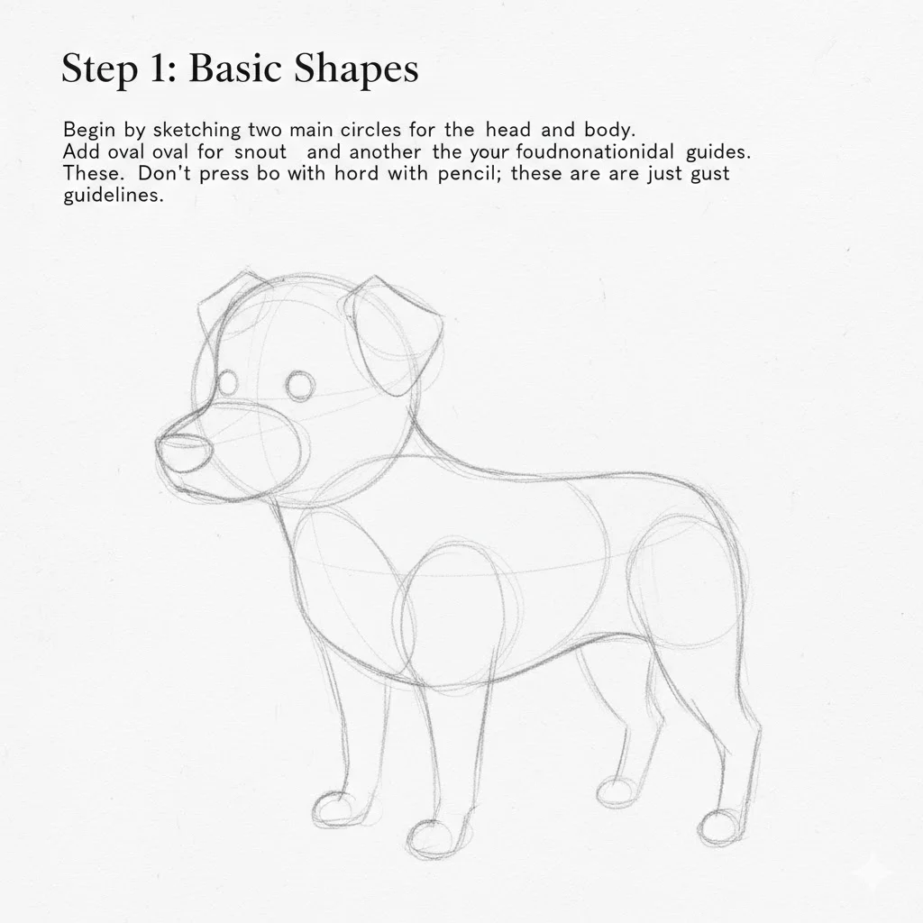 How to Draw a Dog for Beginners