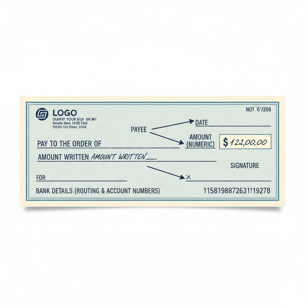 labeled-diagram-of-a-check-highlighting-date-payee-amount-memo-signature-and-bank-details