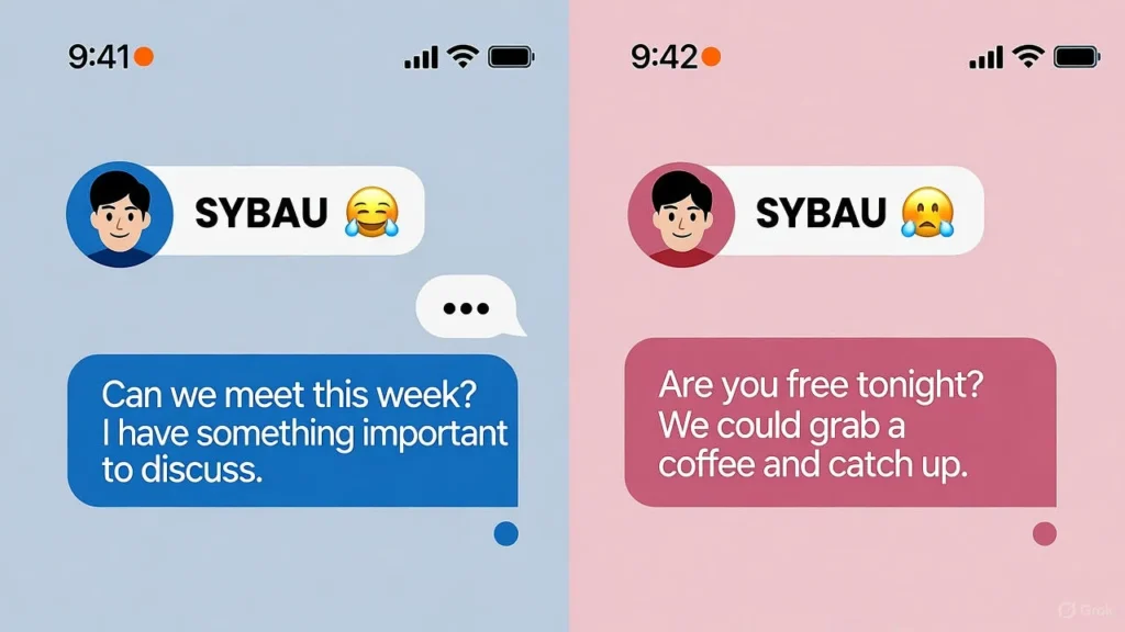 Is SYBAU Flirty or Friendly?