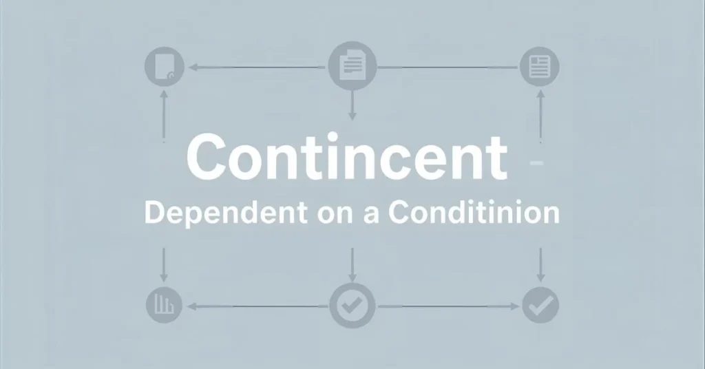 Contingent Mean? Definition & Meaning
