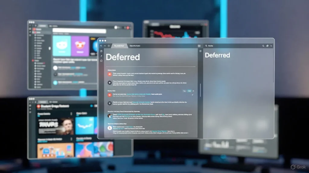 Deferred Usage in Online Communities & Apps