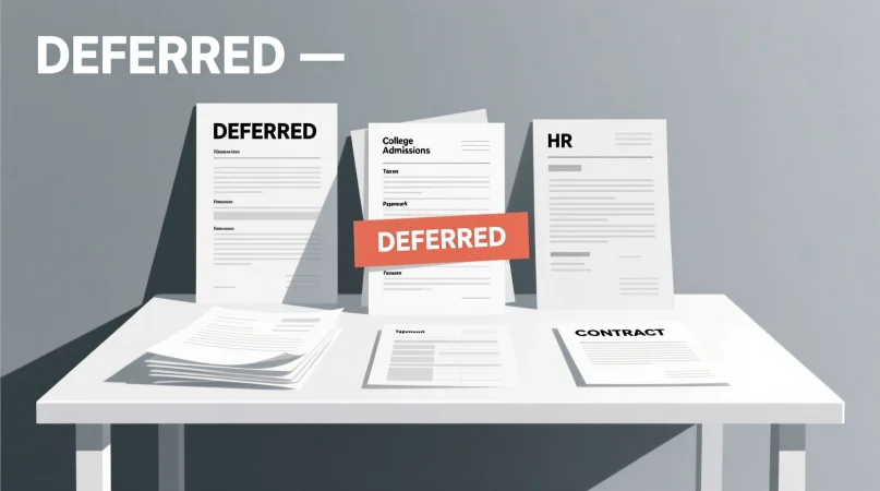 Deferred Usage in Various Contexts