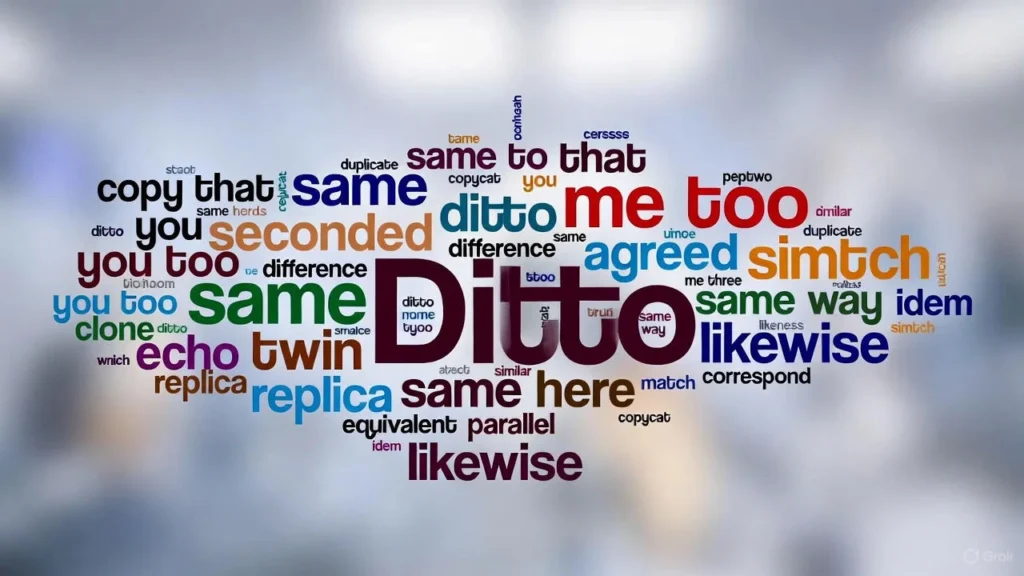 Ditto Alternatives & Synonyms
