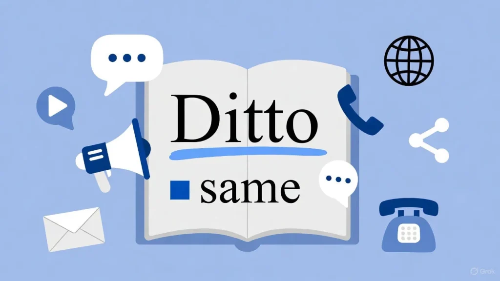 Ditto Definitions & Meaning