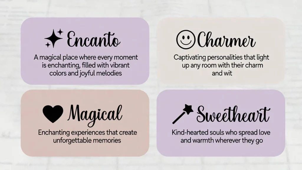 encanto Mean Comparison