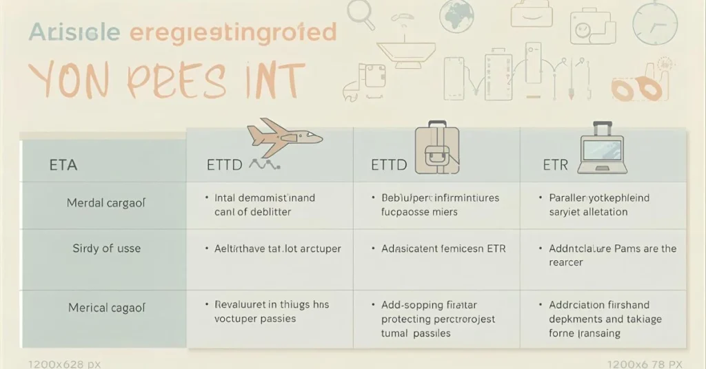 ETA Similar Terms & Alternatives