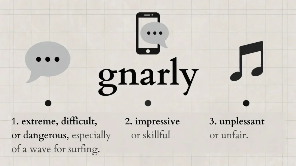 Gnarly Definition & Meaning