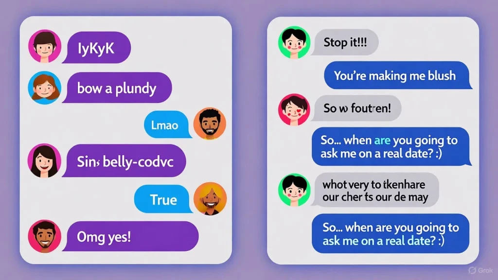 Is IYKYK Flirty or Friendly?