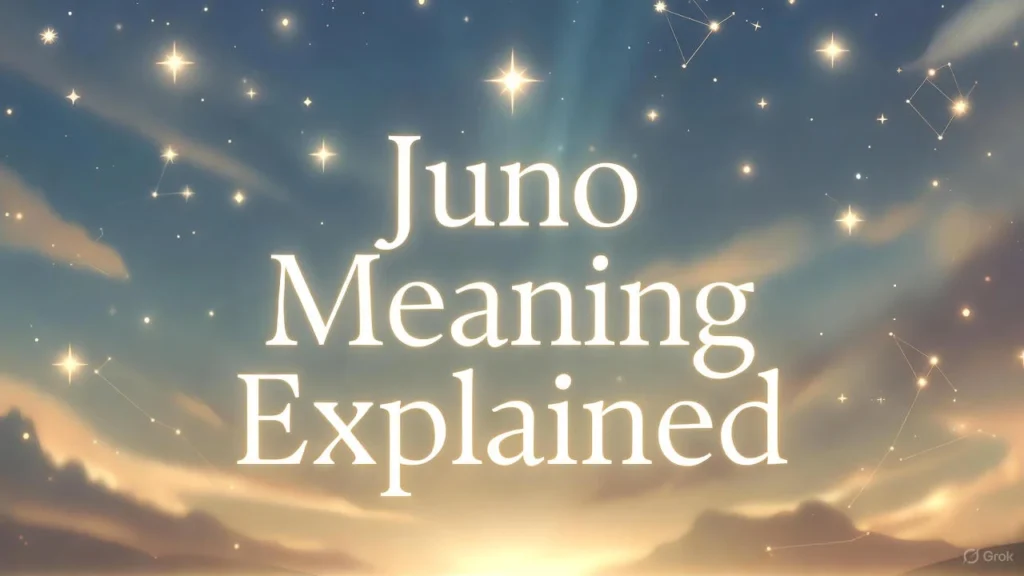 What Does Juno Mean