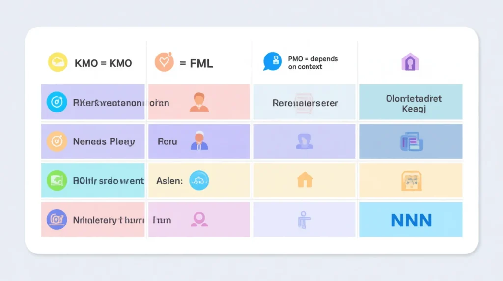 PMO Similar Terms & Alternatives