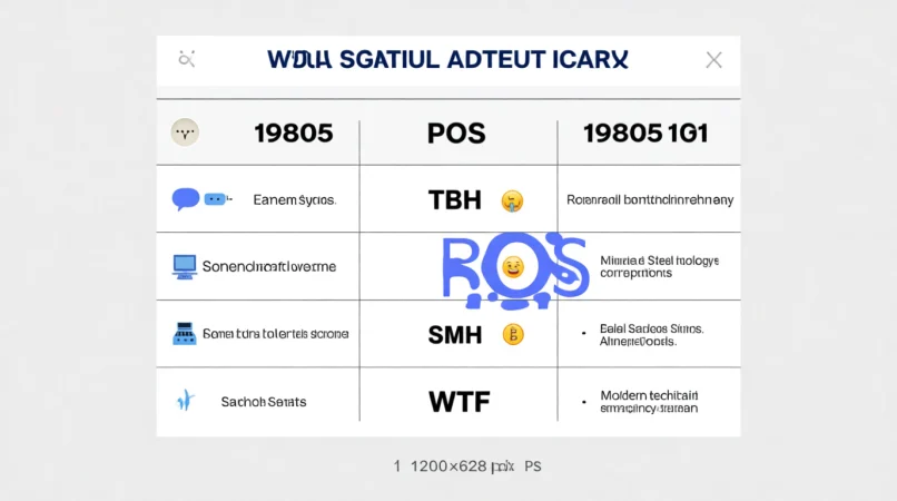 Pos Similar Terms & Alternatives