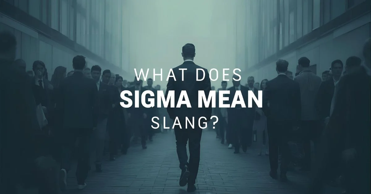 What Does Sigma Mean Slang