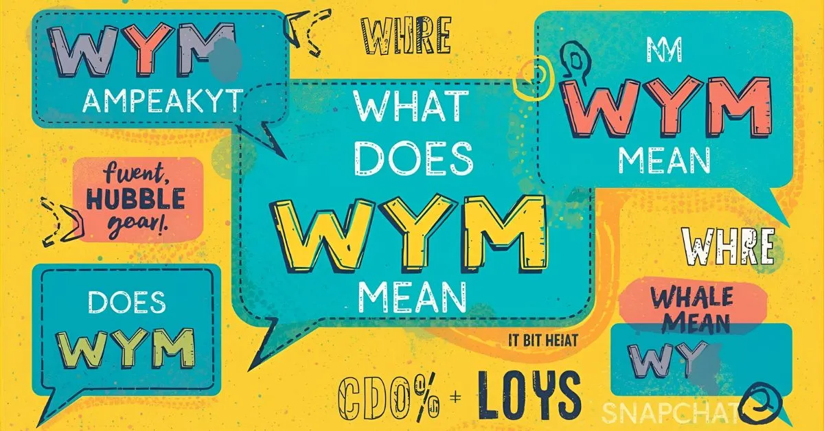 What Does WYM Mean in chat or Snapchat?