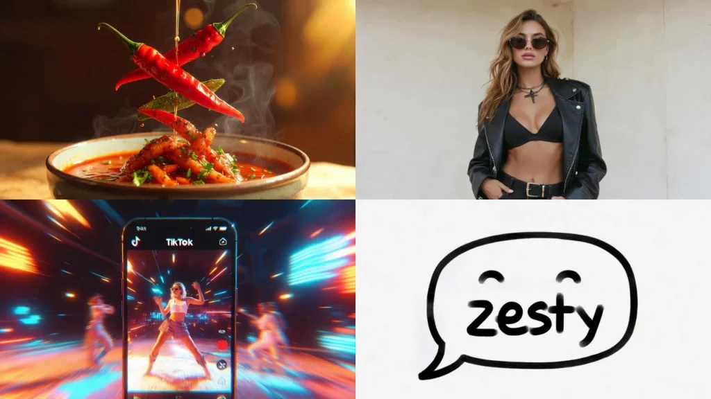 Zesty Usage in Different Contexts